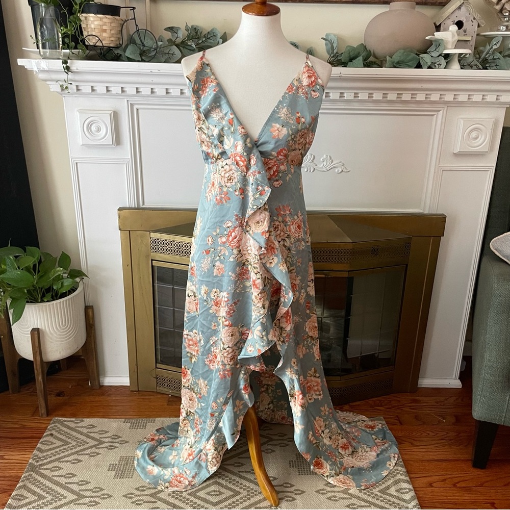 Ever after floral maxi dress